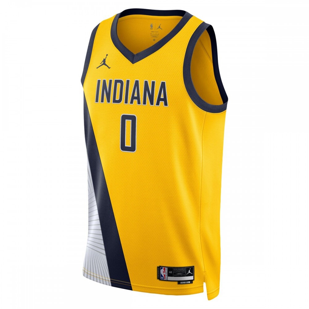 Tyrese Haliburton Indiana Pacers Jordan Brand 2022/23 Statement Edition Swingman Jersey - Gold-Pro Kit Vault | Brand New 26/27 Sports Jerseys